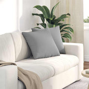 Jastučići za sofu 2 pcs Oblačnosiva 45 x 45 cm tkanina