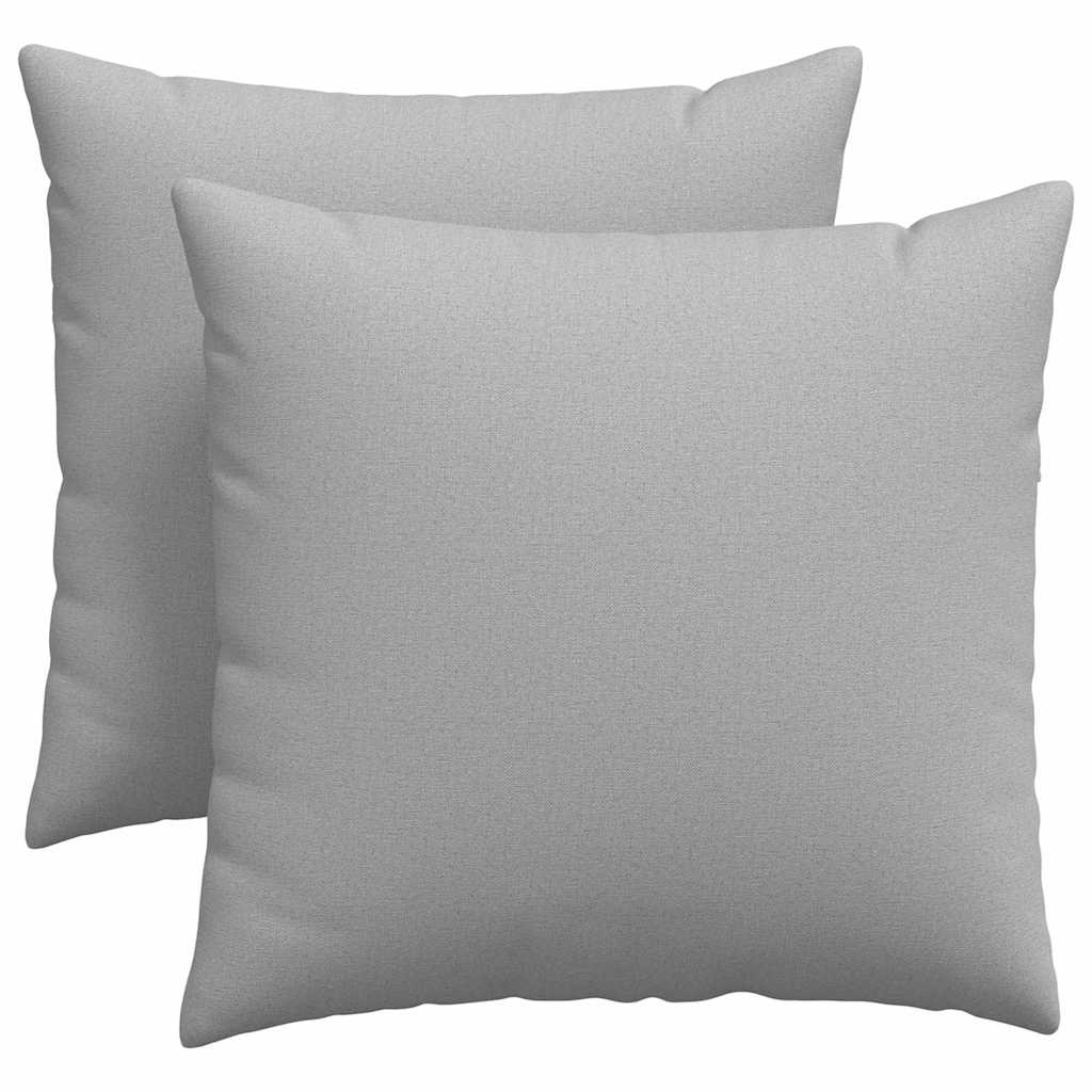 Jastučići za sofu 2 pcs Oblačnosiva 45 x 45 cm tkanina