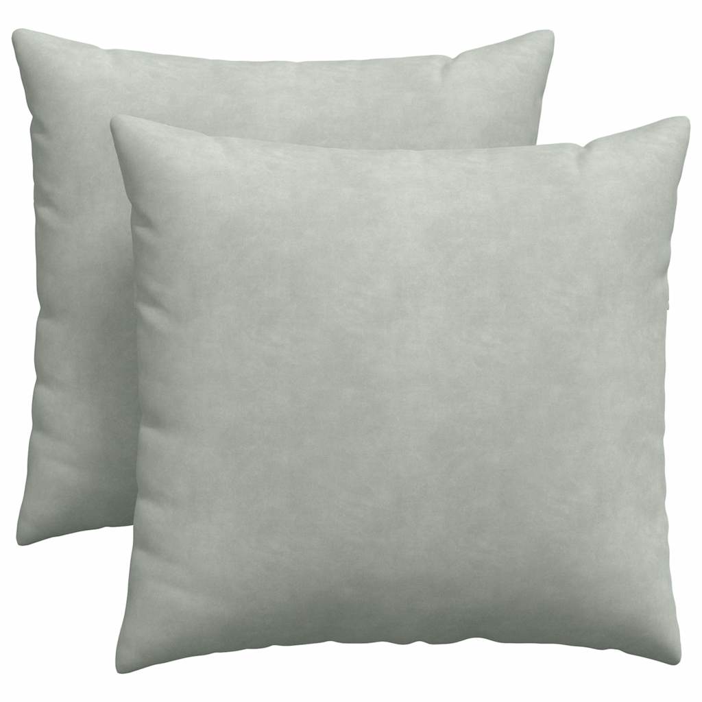 Jastučići za sofu 2 pcs Svijetlo siva 45 x 45 cm