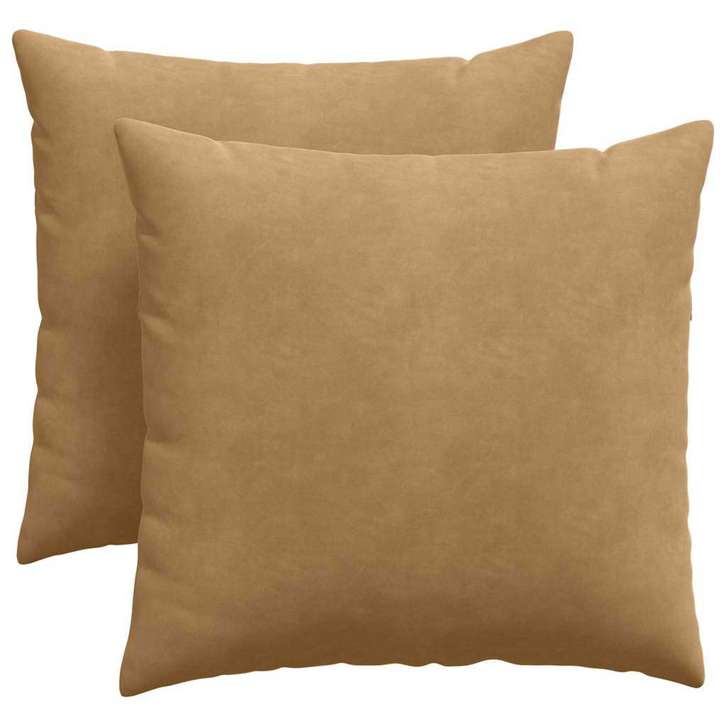 Jastučići za sofu 2 pcs Smeđa 45 x 45 cm Kordura tekstil