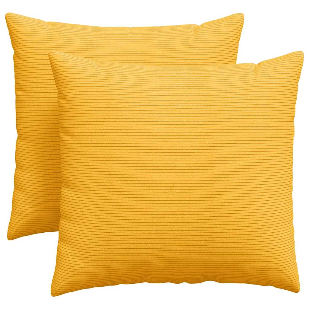 Jastučići za sofu 2 pcs Svijetlo žuta 45 x 45 cm