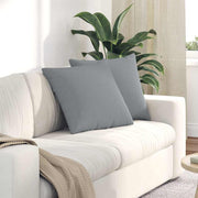 Jastučići za sofu 2 pcs Svijetlo siva 50 x 50 cm tkanina