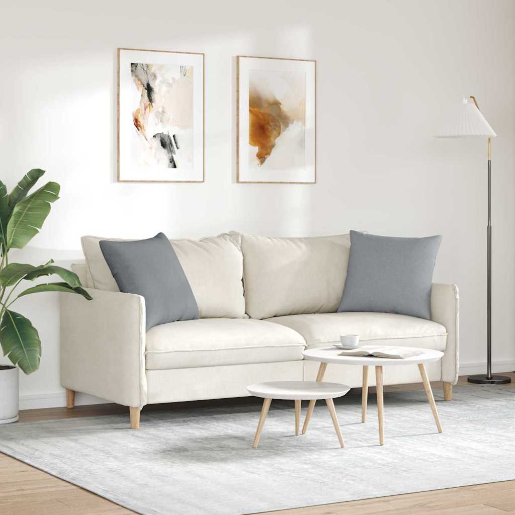 Jastučići za sofu 2 pcs Svijetlo siva 50 x 50 cm tkanina
