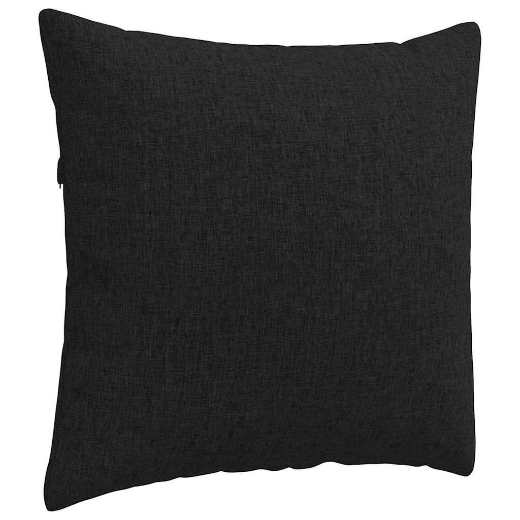 Jastučići za sofu 2 pcs Crna 50 x 50 cm tkanina