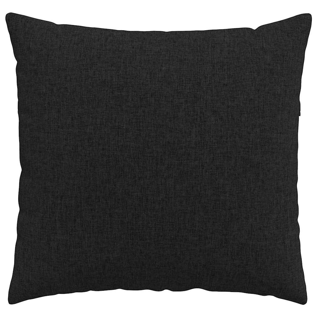 Jastučići za sofu 2 pcs Crna 50 x 50 cm tkanina