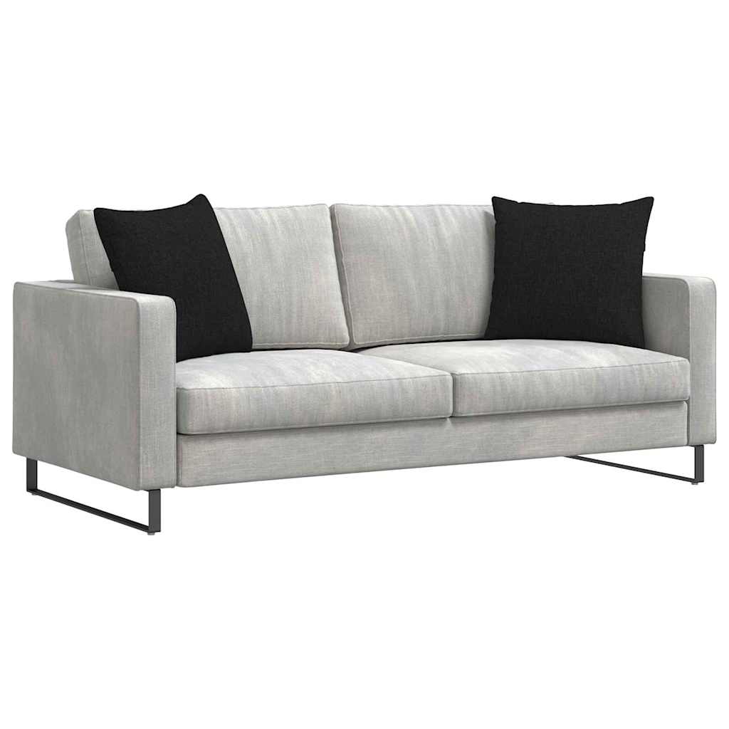 Jastučići za sofu 2 pcs Crna 50 x 50 cm tkanina