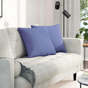 Jastučići za sofu 2 pcs Traper plava 50 x 50 cm tkanina