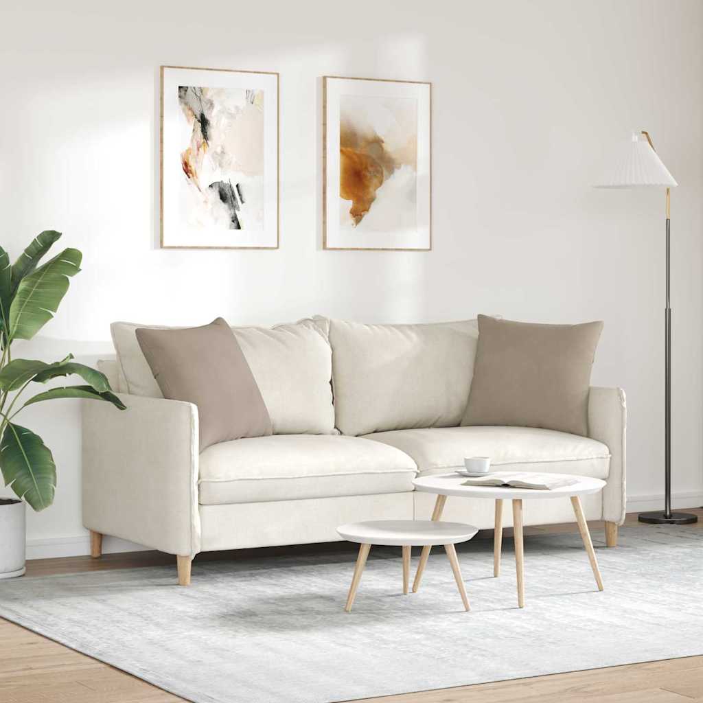 Jastučići za sofu 2 pcs Sivo-smeđa 50 x 50 cm tkanina