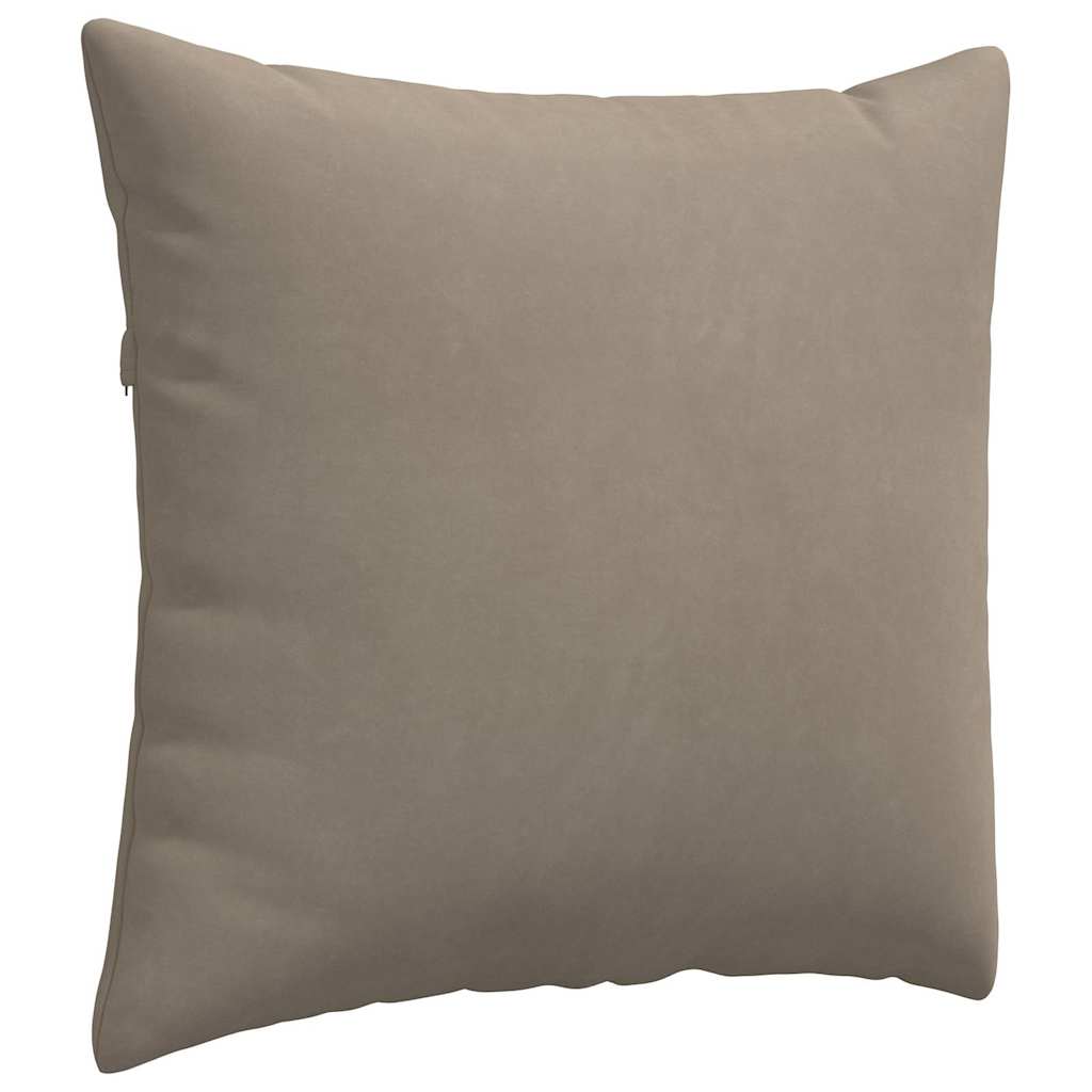 Jastučići za sofu 2 pcs Sivo-smeđa 50 x 50 cm tkanina
