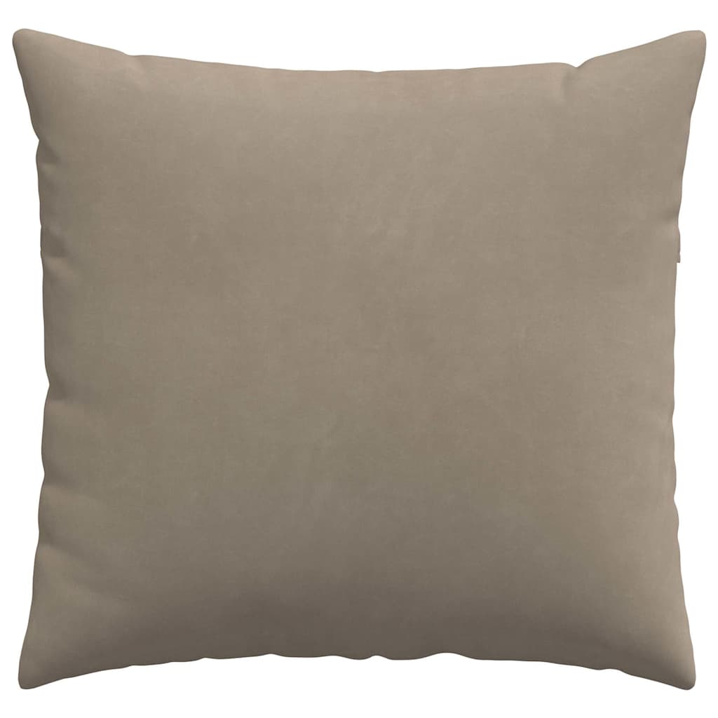 Jastučići za sofu 2 pcs Sivo-smeđa 50 x 50 cm tkanina