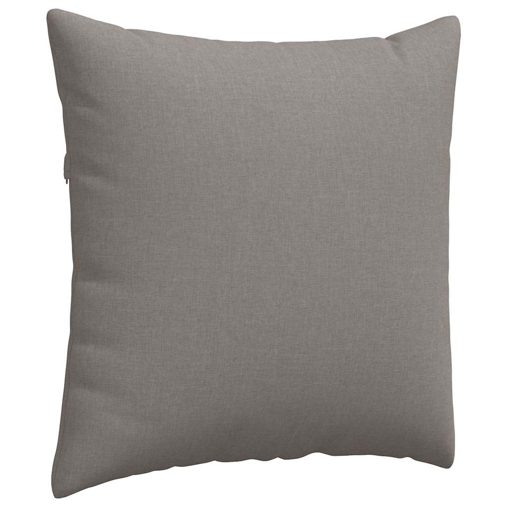 Jastučići za sofu 2 pcs Sivo-smeđa 60 x 60 cm tkanina
