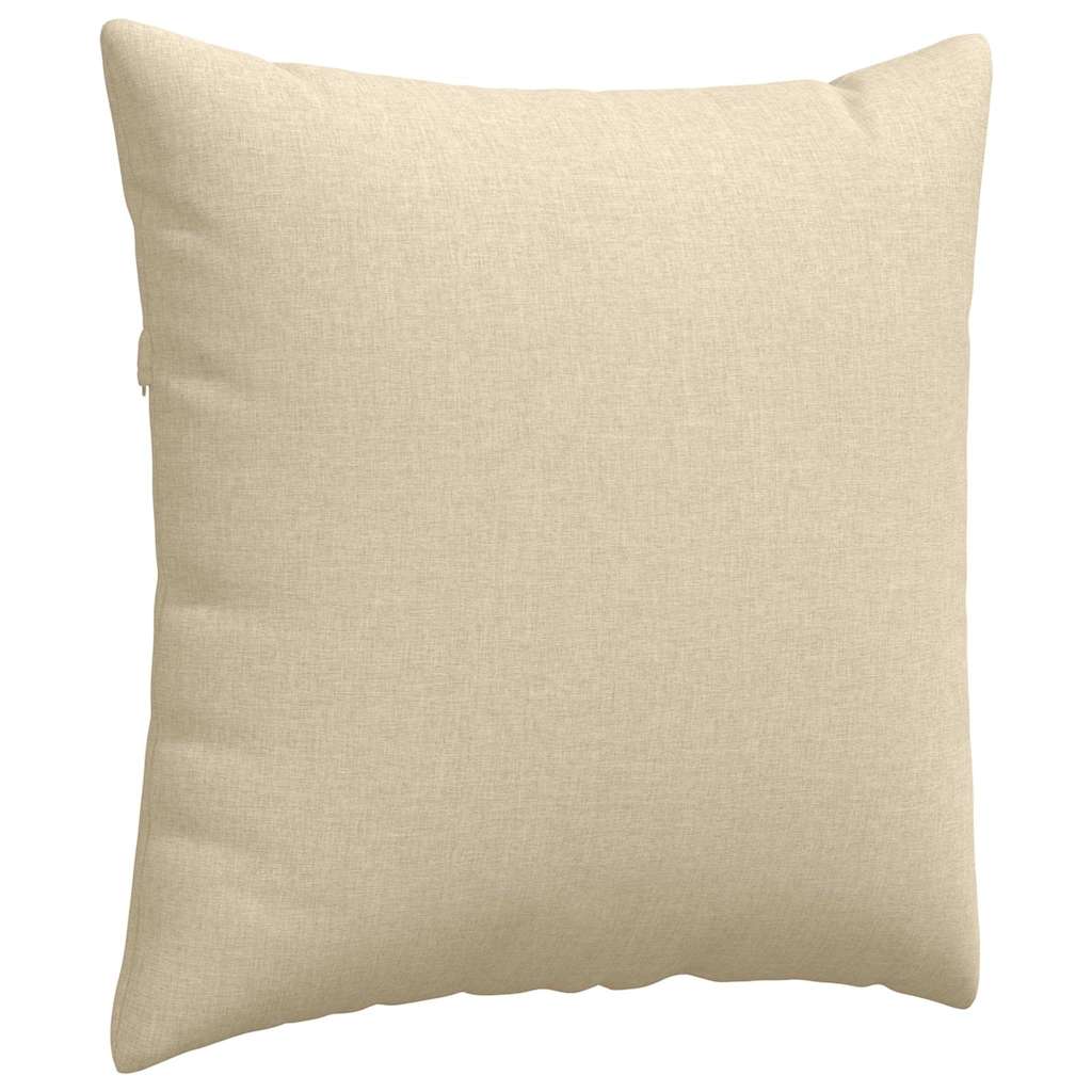 Jastučići za sofu 2 pcs Krema 60 x 60 cm tkanina