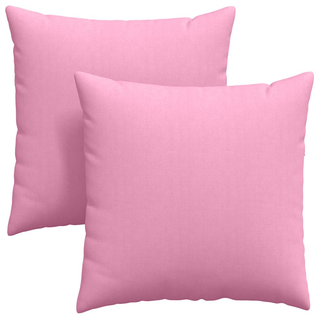 Jastučići za sofu 2 pcs Ružičasta 60 x 60 cm tkanina