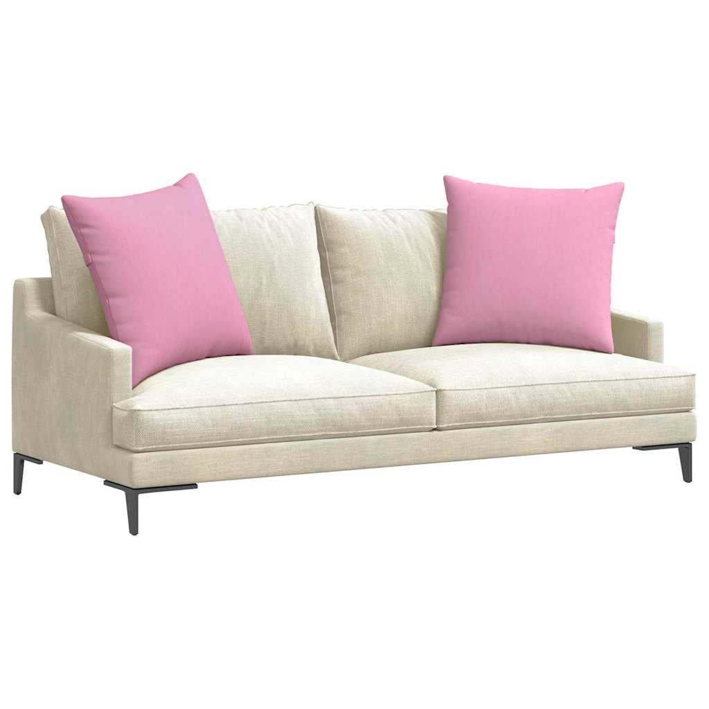 Jastučići za sofu 2 pcs Ružičasta 60 x 60 cm tkanina