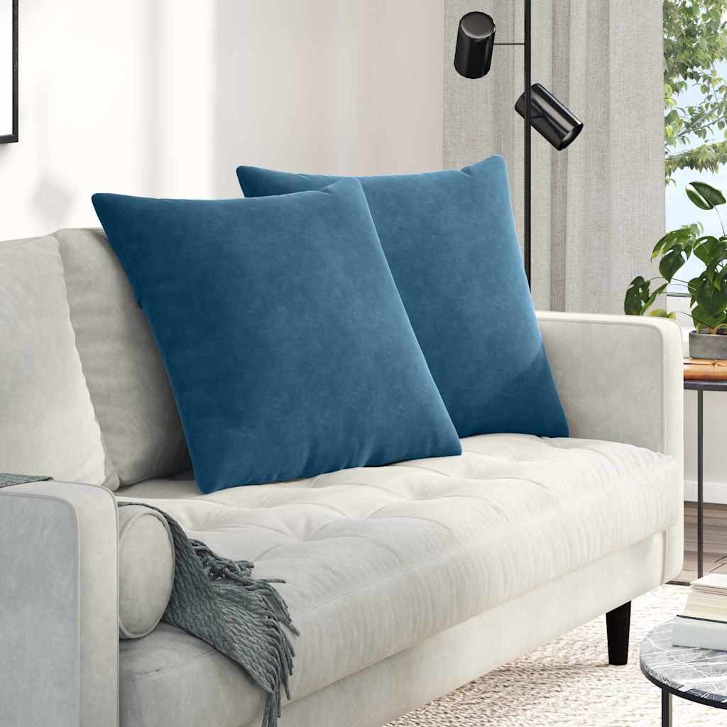 Jastučići za sofu 2 pcs Plava 60 x 60 cm Kordura tekstil