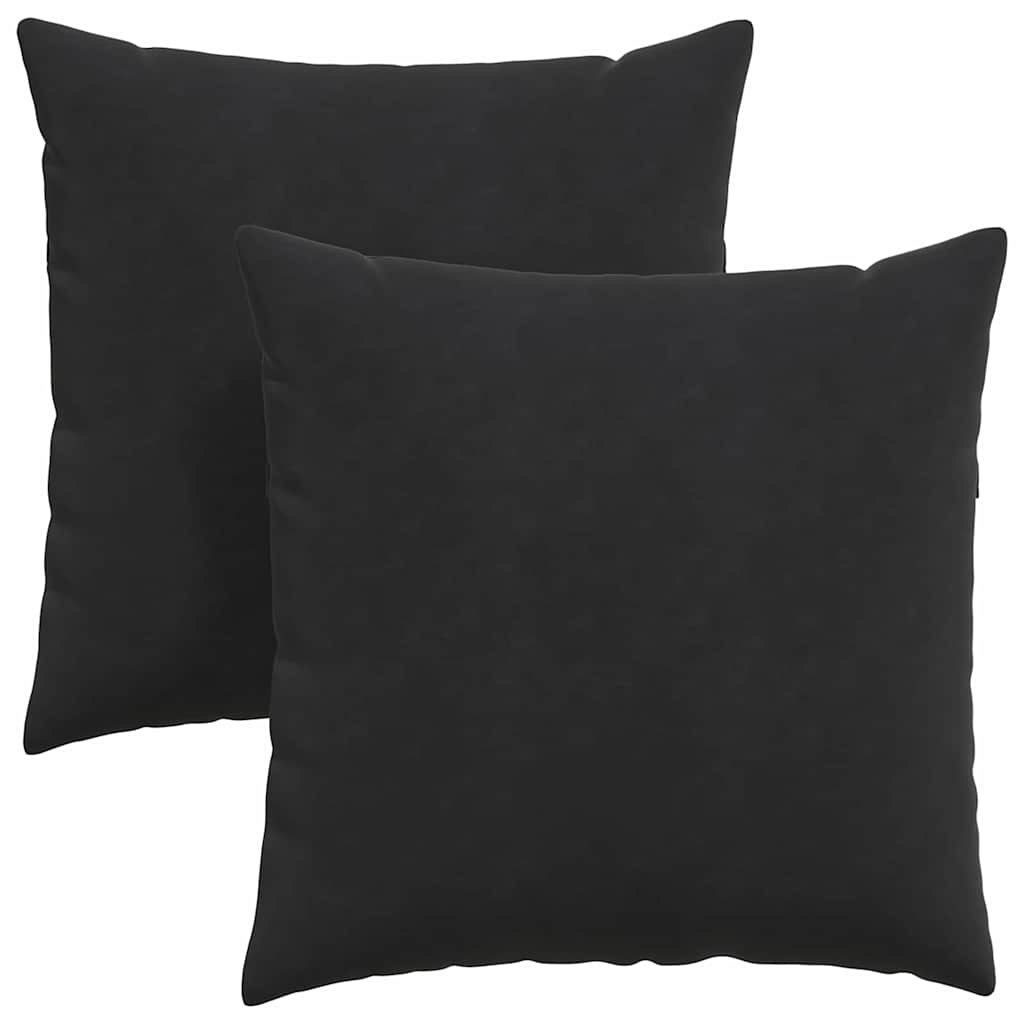 Jastučići za sofu 2 pcs Crna 60 x 60 cm Kordura tekstil