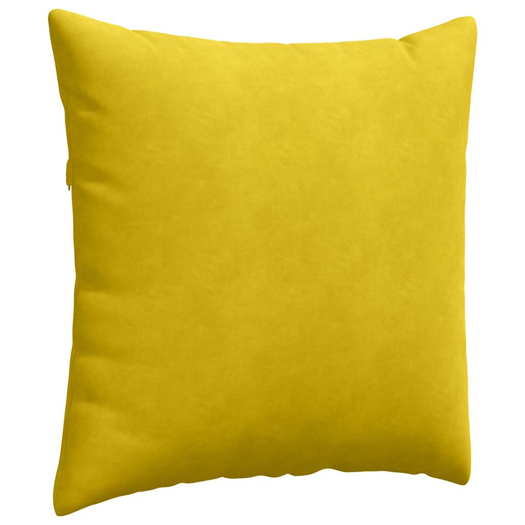 Jastučići za sofu 2 pcs Žuta 60 x 60 cm Kordura tekstil