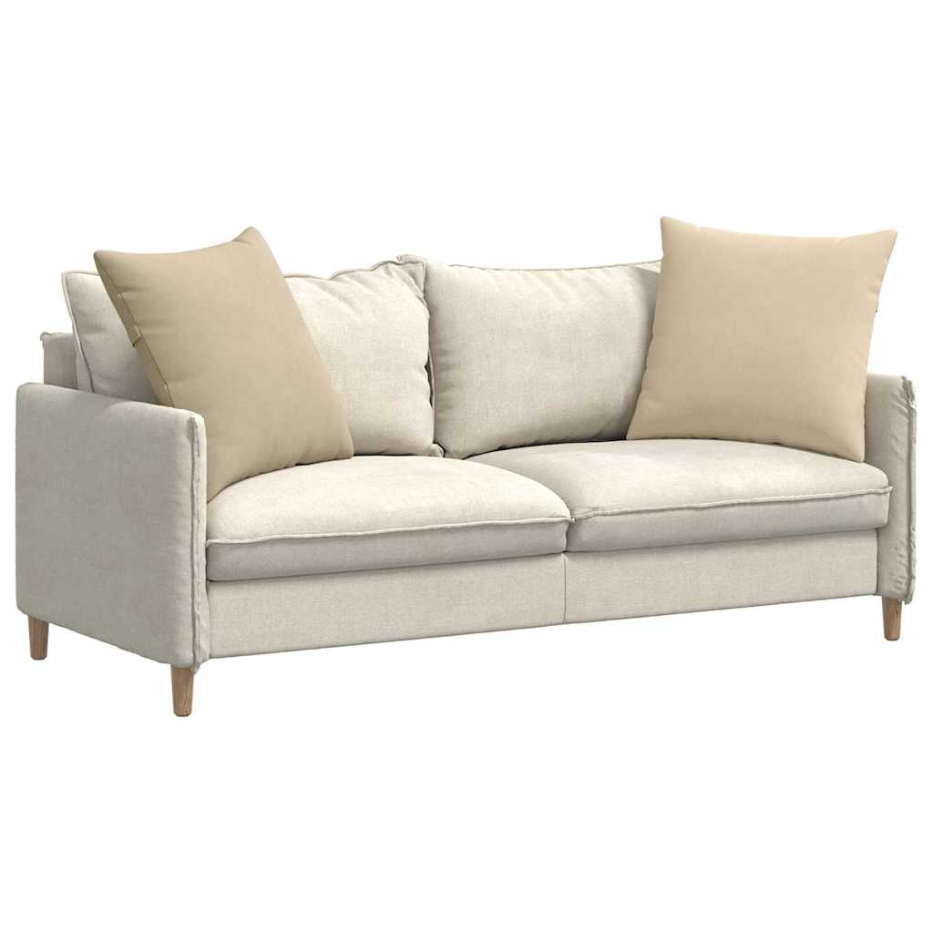 Jastučići za sofu 2 pcs Krema 60 x 60 cm tkanina
