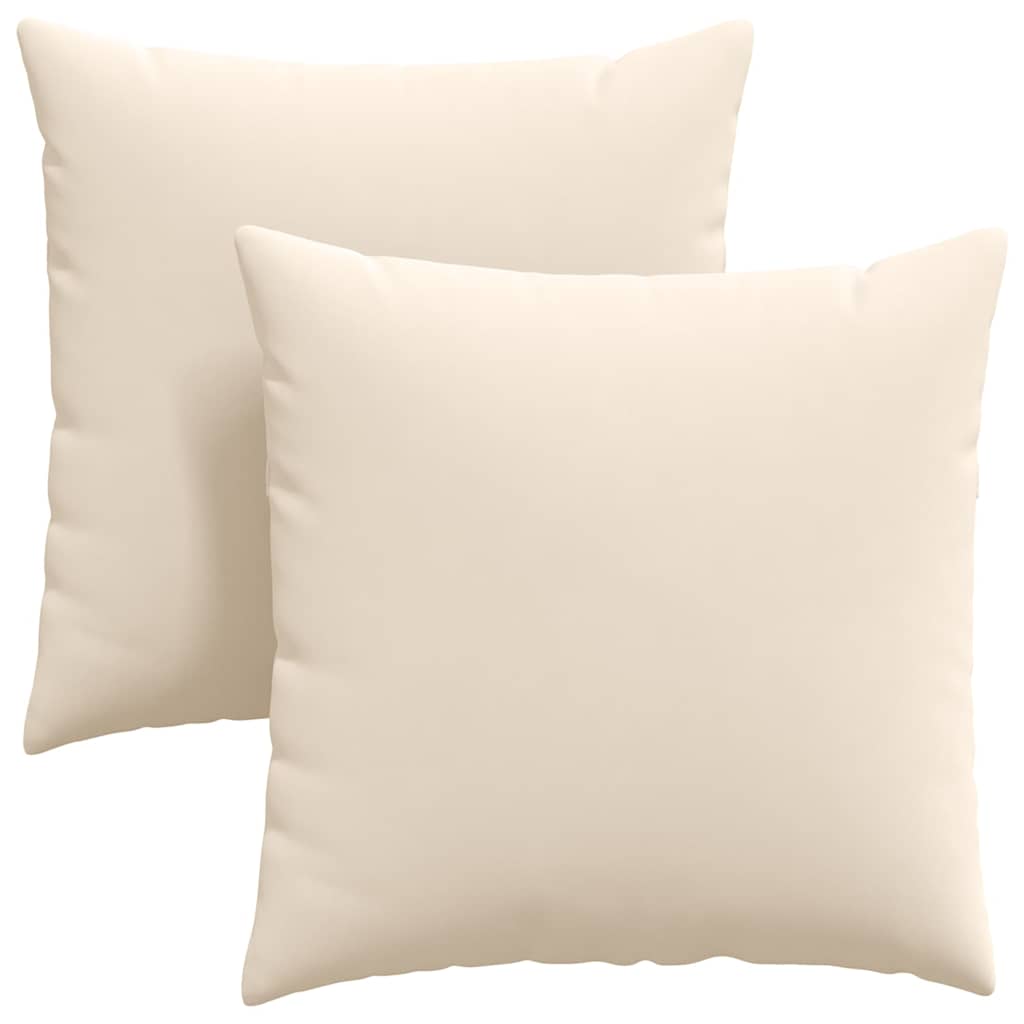 Jastučići za sofu 2 pcs Bež 60 x 60 cm tkanina