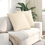 Jastučići za sofu 2 pcs Krema 60 x 60 cm Kordura tekstil