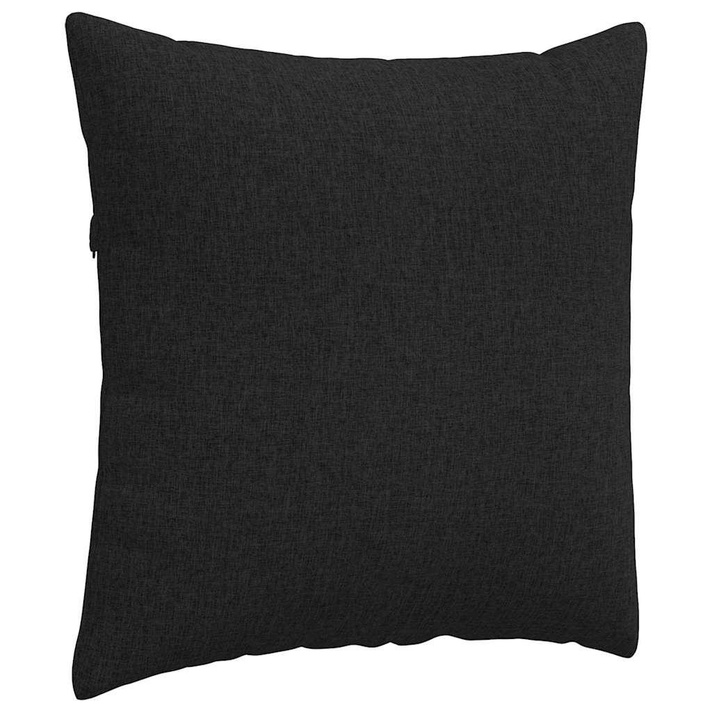 Jastučići za sofu 2 pcs Crna 80 x 80 cm tkanina