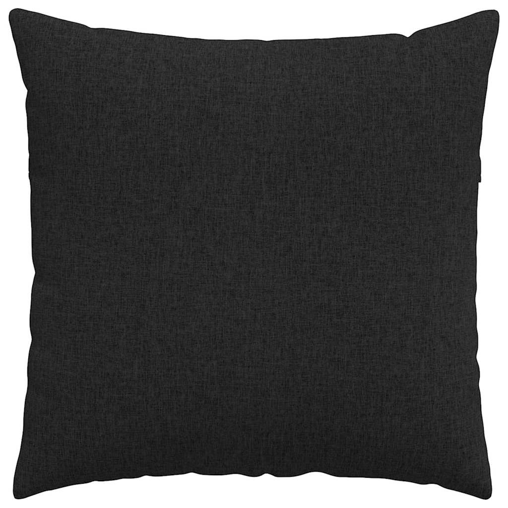 Jastučići za sofu 2 pcs Crna 80 x 80 cm tkanina
