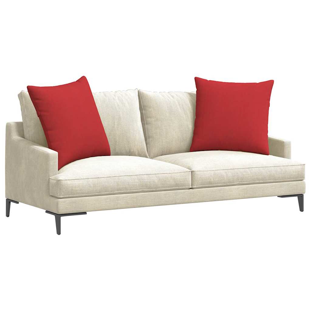 Jastučići za sofu 2 pcs Crvena 80 x 80 cm tkanina