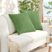 Jastučići za sofu 2 pcs Svijetlo zelena 80 x 80 cm