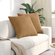 Jastučići za sofu 2 pcs Smeđa 80 x 80 cm Kordura tekstil