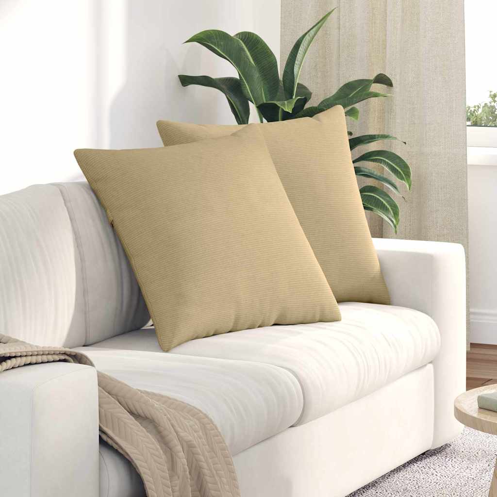 Jastučići za sofu 2 pcs Siva zelena 80 x 80 cm Kordura tekstil