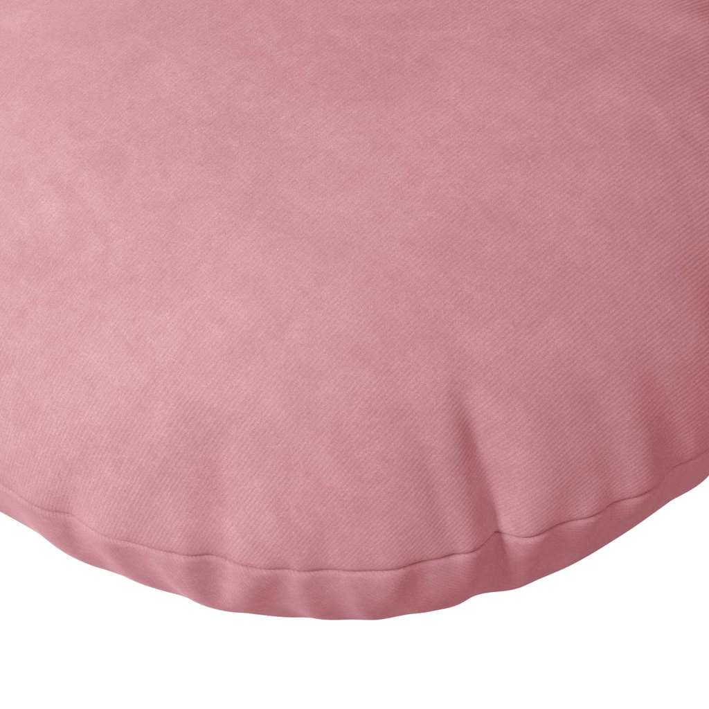 Jastučići za sjedenje 2 pcs Ružičasta Ø30 x 13 cm Baršun