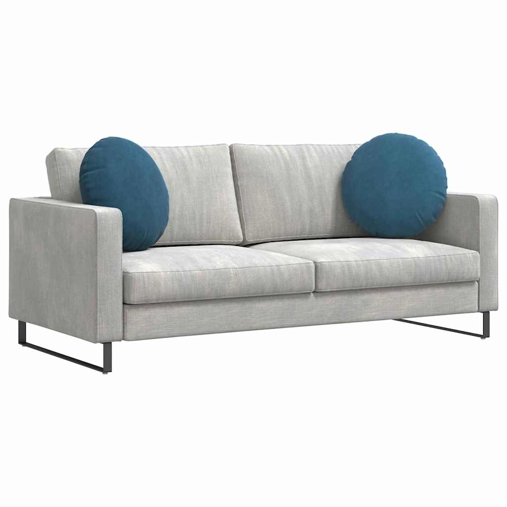 Jastučići za sjedenje 2 pcs Plava Ø50 x 19 cm Baršun