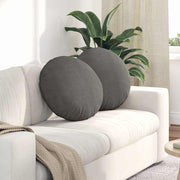 Jastučići za sjedenje 2 pcs Svijetlo siva Ø50 x 19 cm