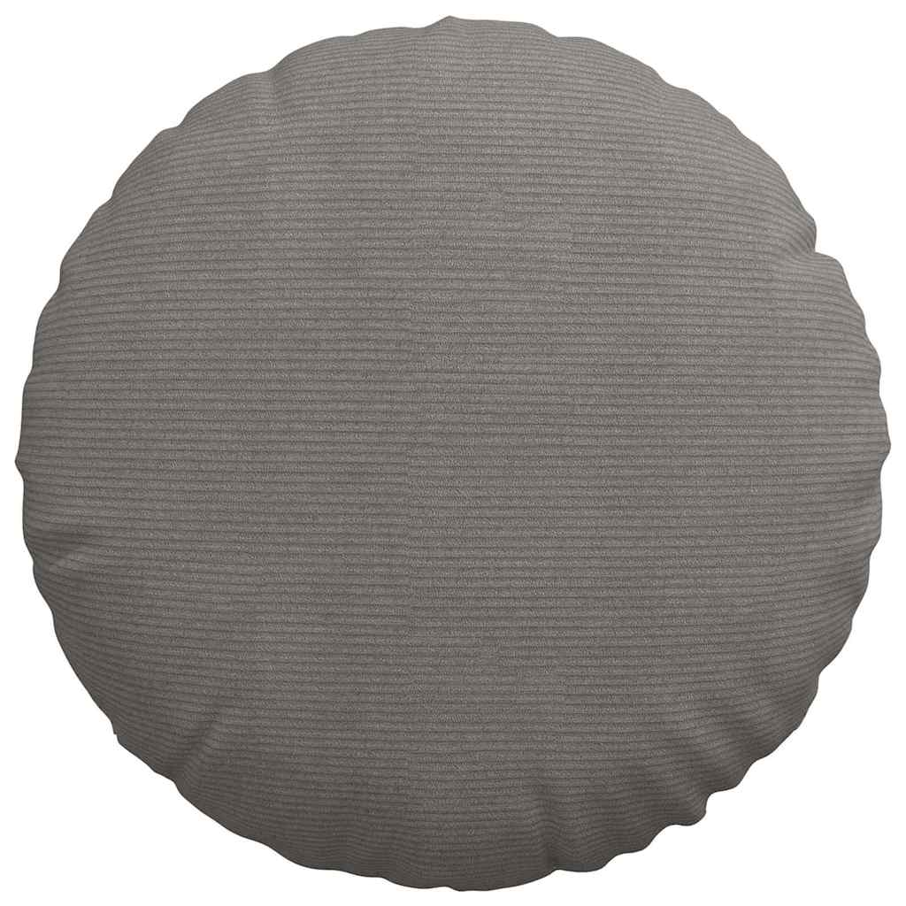 Jastučići za sjedenje 2 pcs Svijetlo siva Ø50 x 19 cm