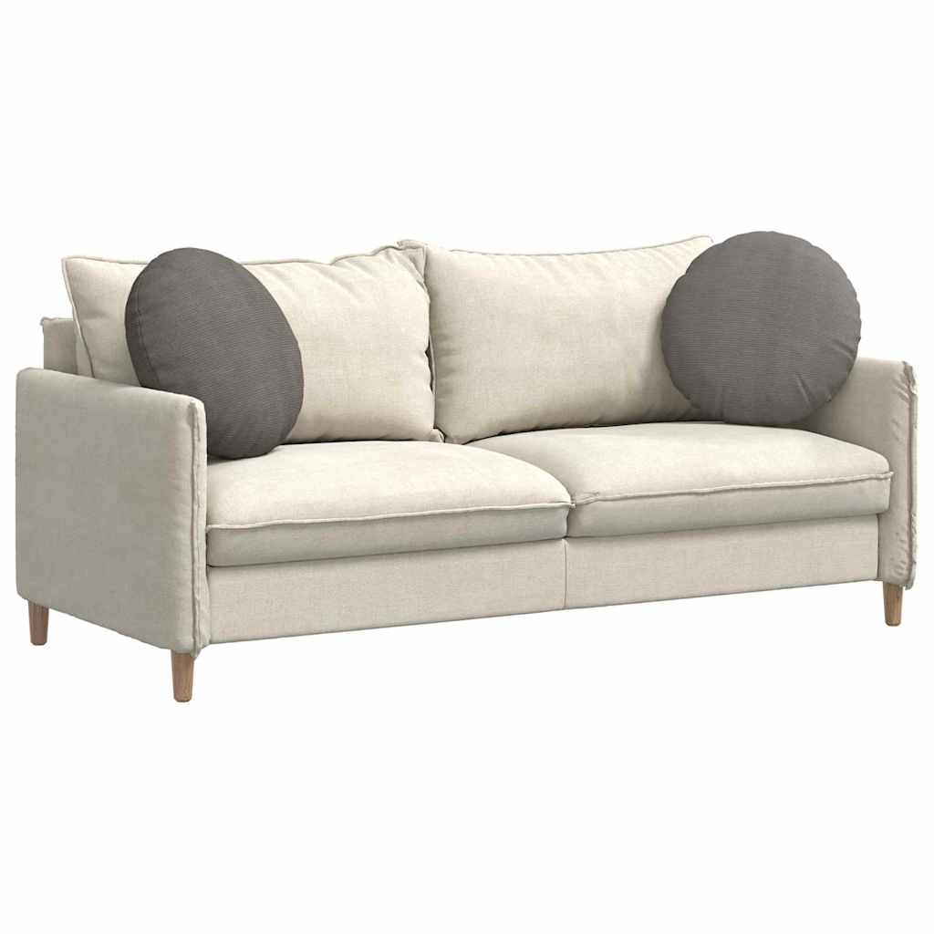 Jastučići za sjedenje 2 pcs Svijetlo siva Ø50 x 19 cm