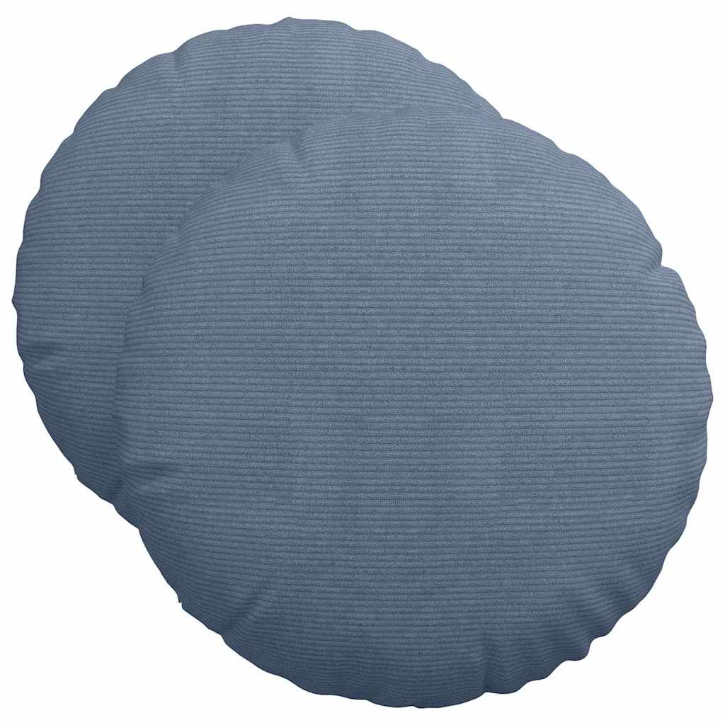 Jastučići za sjedenje 2 pcs Plava Ø50 x 19 cm Kordura tekstil