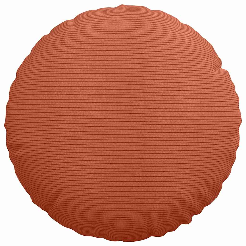 Jastučići za sjedenje 2 pcs Crvena narančasta Ø50 x 19 cm