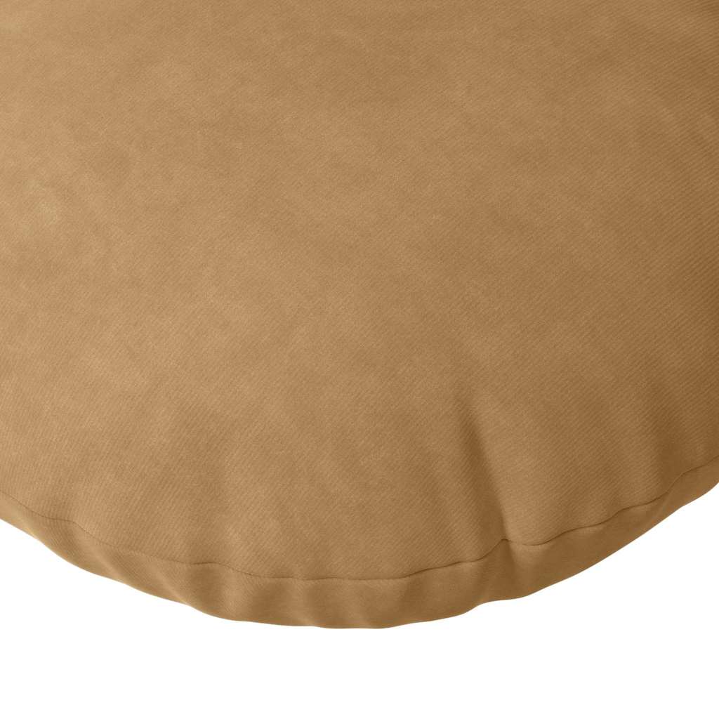 Jastučići za sjedenje 2 pcs Smeđa Ø60 x 21 cm Baršun