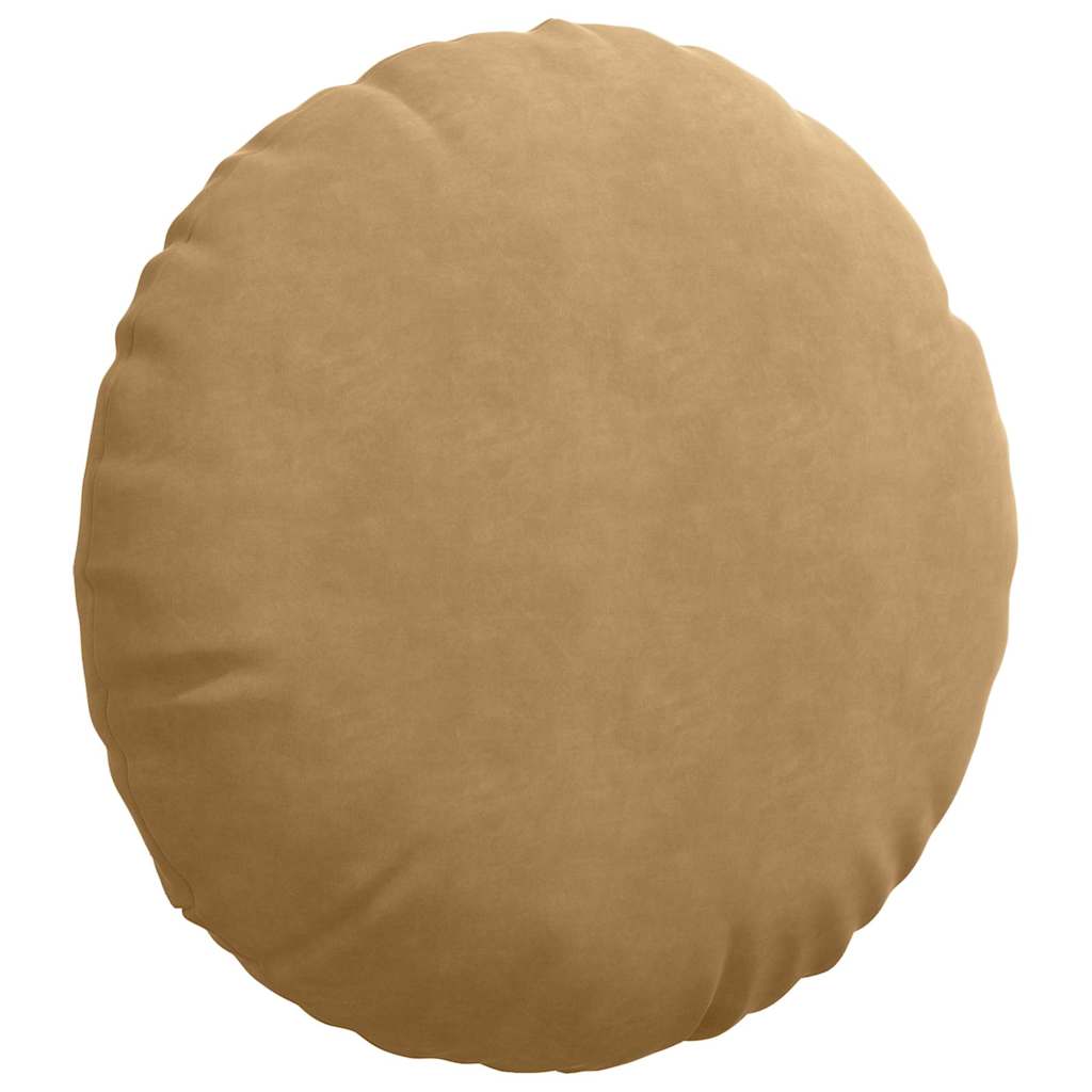 Jastučići za sjedenje 2 pcs Smeđa Ø60 x 21 cm Baršun