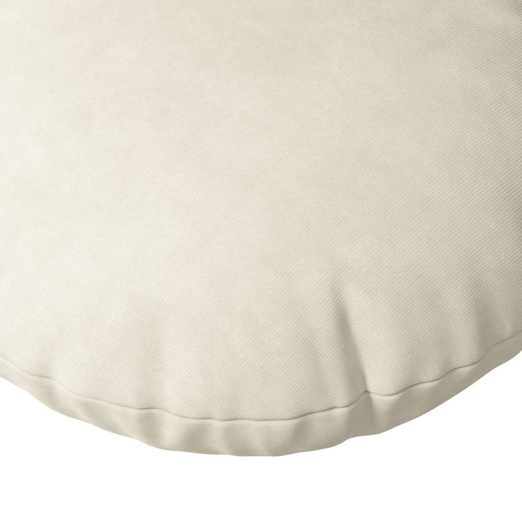 Jastučići za sjedenje 2 pcs Krema Ø60 x 21 cm Baršun