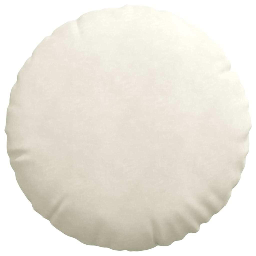 Jastučići za sjedenje 2 pcs Krema Ø60 x 21 cm Baršun