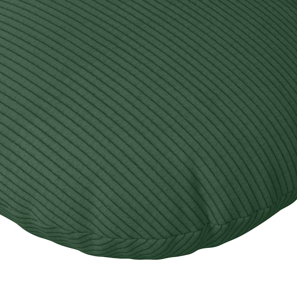 Jastučići za sjedenje 2 pcs Tamnozelena Ø60 x 21 cm