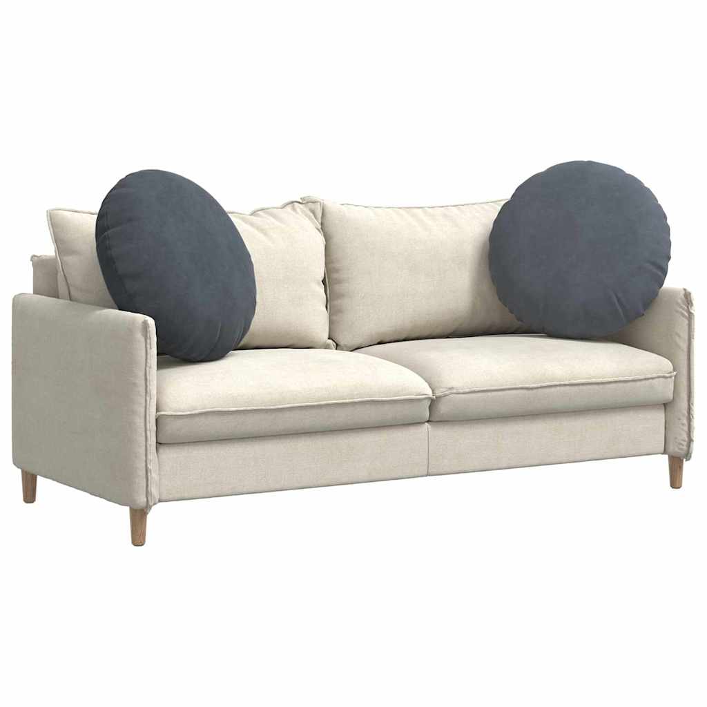 Jastučići za sjedenje 2 pcs Tamno siva Ø 40 x 13 cm Baršun