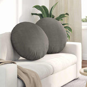 Jastučići za sjedenje 2 pcs Svijetlo siva Ø 80 cm