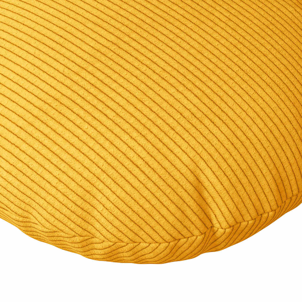 Jastučići za sjedenje 2 pcs Svijetlo žuta Ø 80 cm