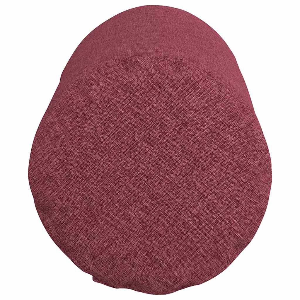 Valjkasti jastučići 2 pcs Vinska crvena Ø 15 x 40 cm tkanina