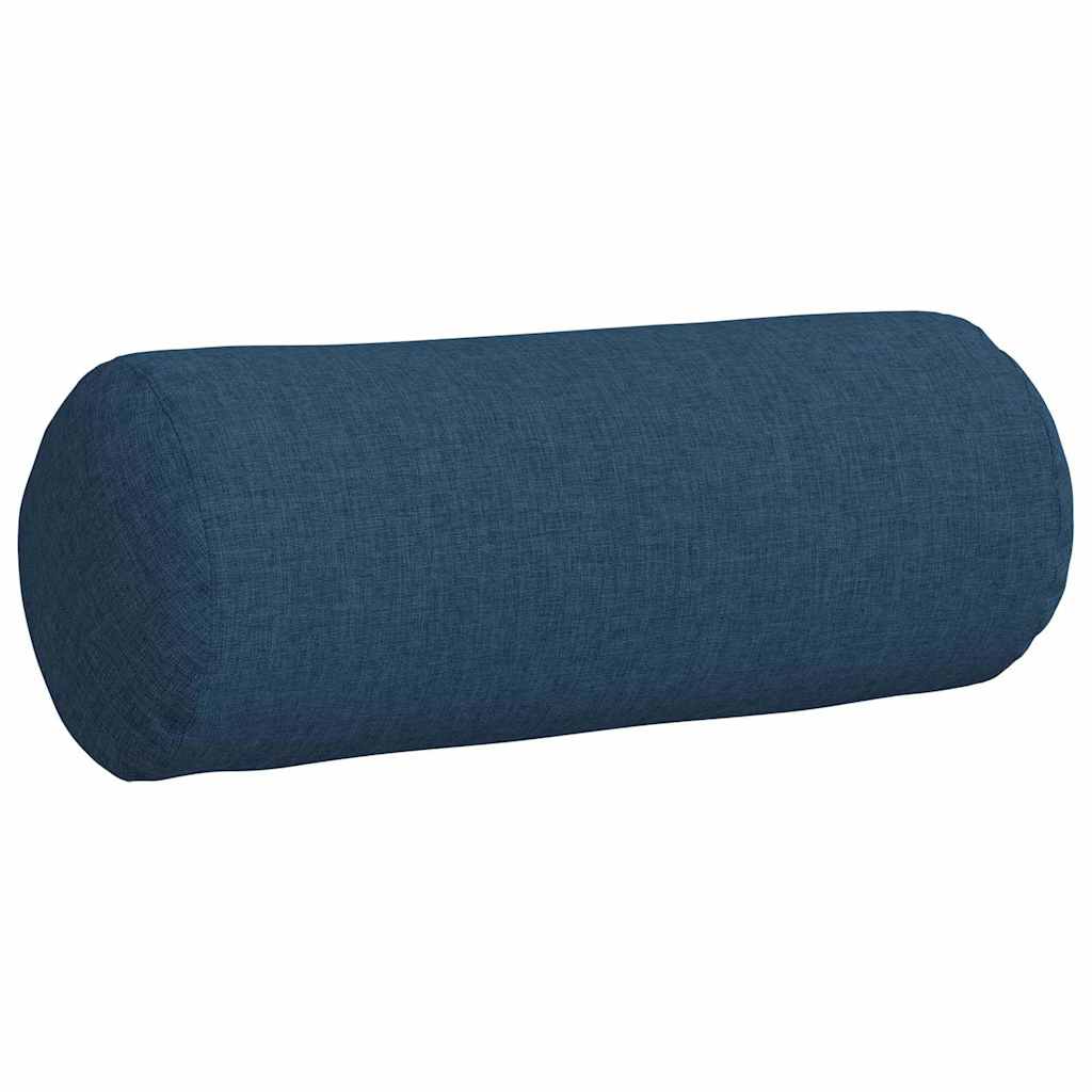 Valjkasti jastučići 2 pcs Plava Ø 15 x 40 cm tkanina