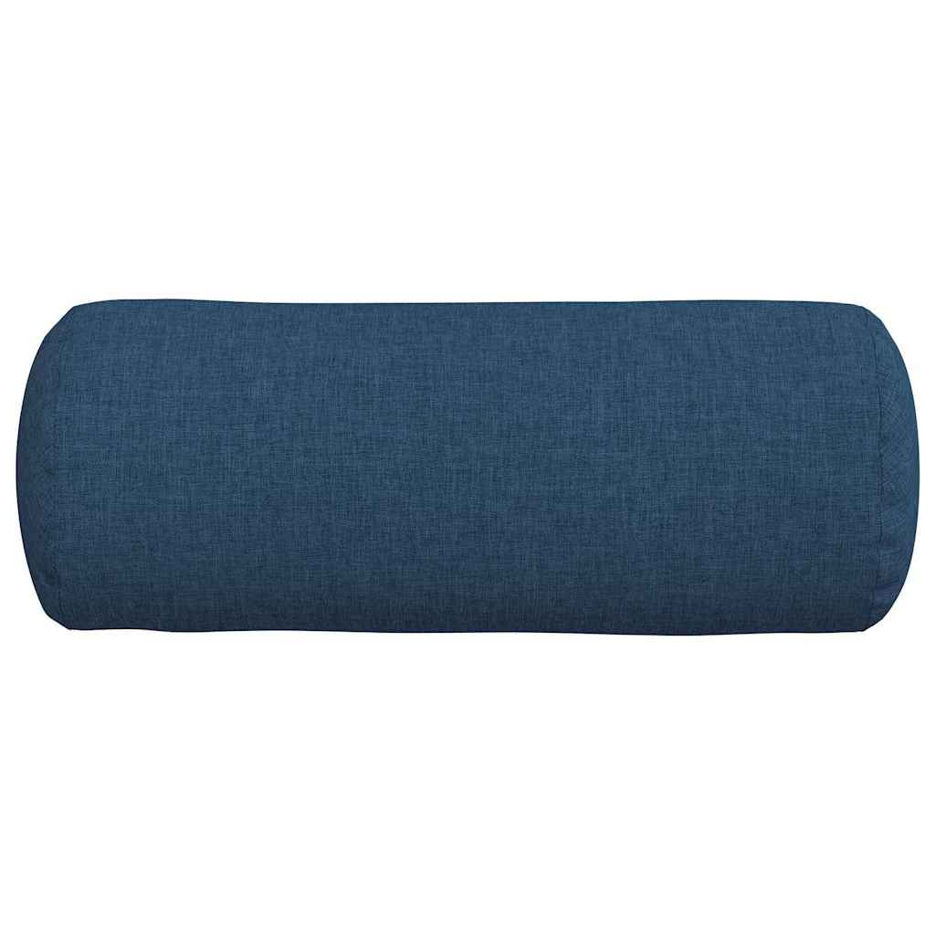 Valjkasti jastučići 2 pcs Plava Ø 15 x 40 cm tkanina