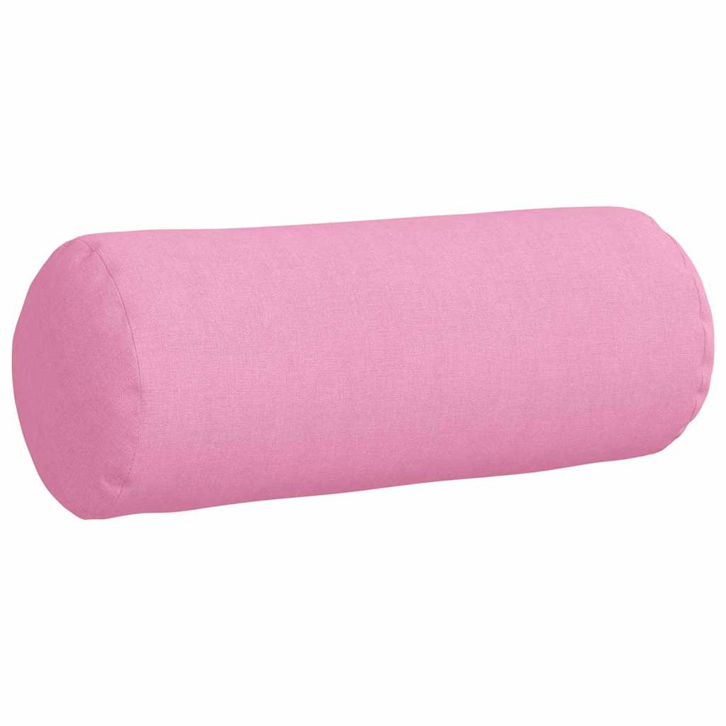 Valjkasti jastučići 2 pcs Ružičasta Ø 15 x 40 cm tkanina