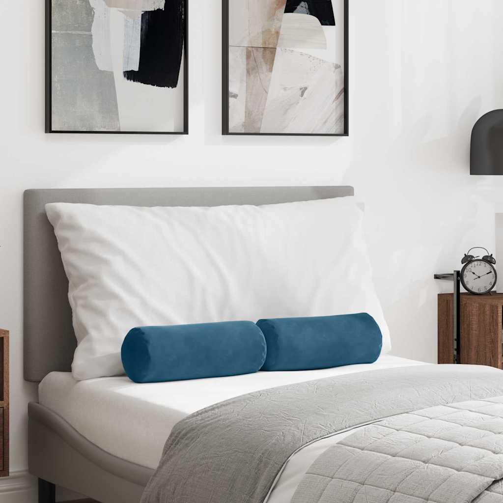 Valjkasti jastučići 2 pcs Plava Ø 15 x 40 cm Kordura tekstil